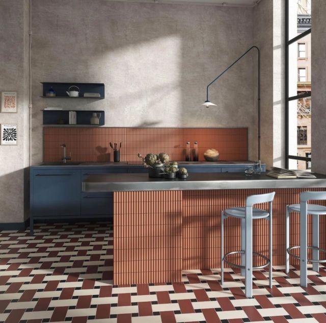Design #designtiles #terracotta #terracottatiles #damiers #colorterapy #3dtiles