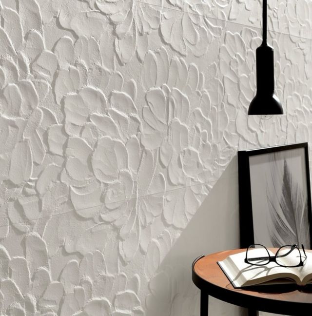 FAP #poetictiles #white #whitetiles #flowers #flowerpower
