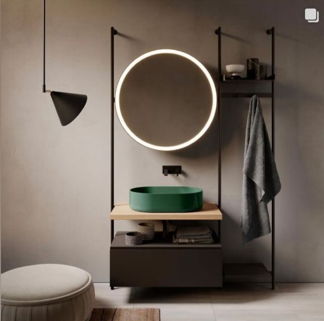 Design #salledebain #bathroom #bathroomdesign #épuré #homesweethome #douceur #curves